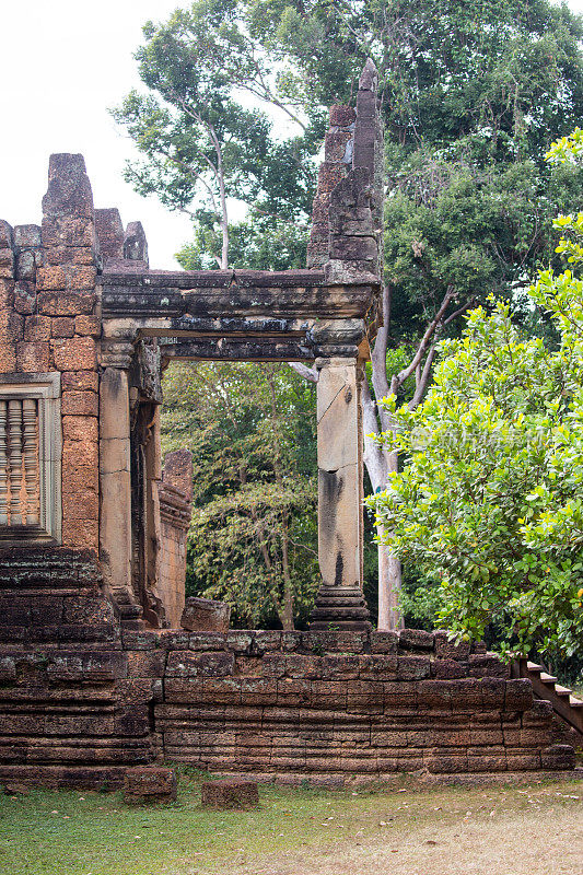 柬埔寨:Banteay Samré吴哥建筑群中的寺庙